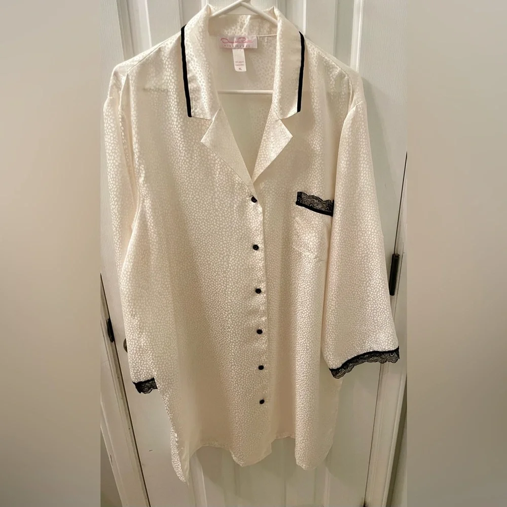 😍Oscar de la Renta Nightgown ✨️incredibly  rare✨️ size XL - Picture 4 of 7